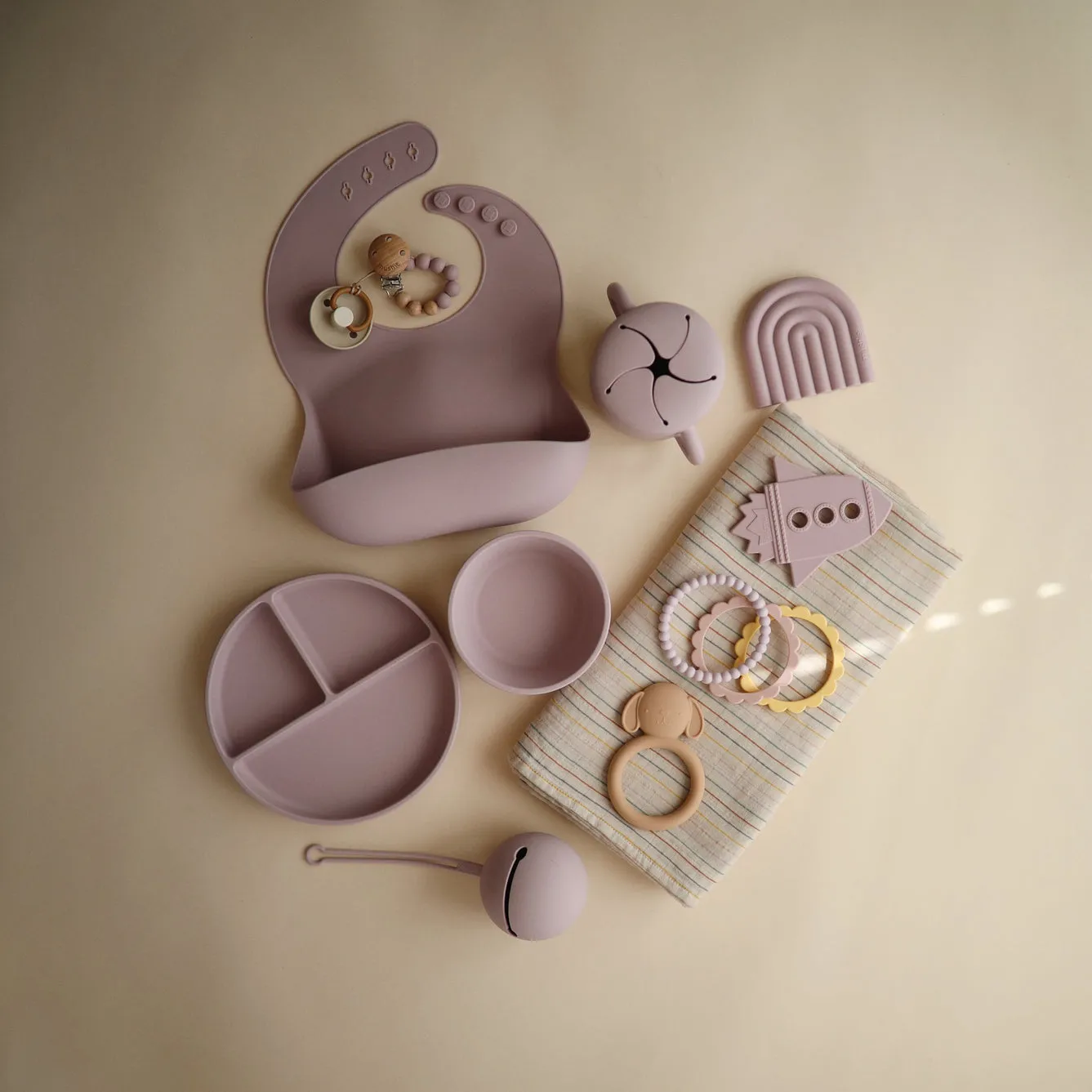 Mushie Snack Cup | Soft Lilac