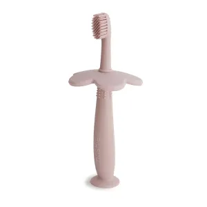 Mushie Toothbrush Flower Training | Blush