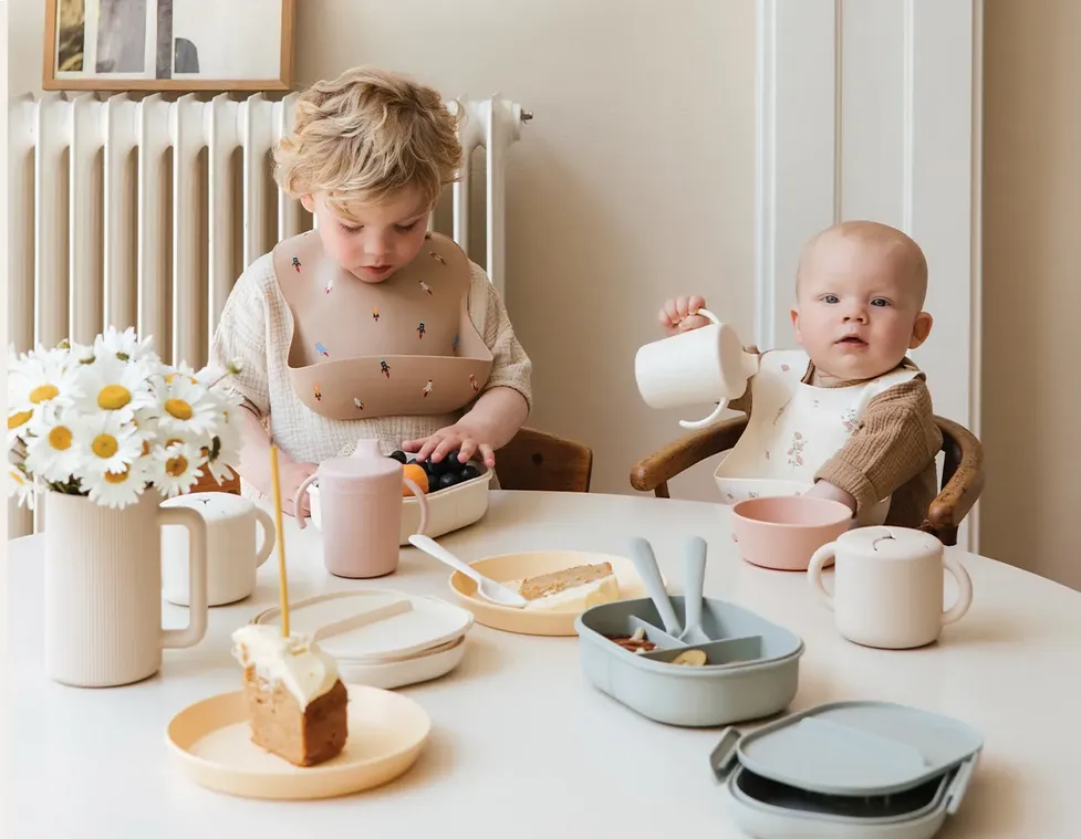 Mushie Trainer Sippy Cup | Ivory