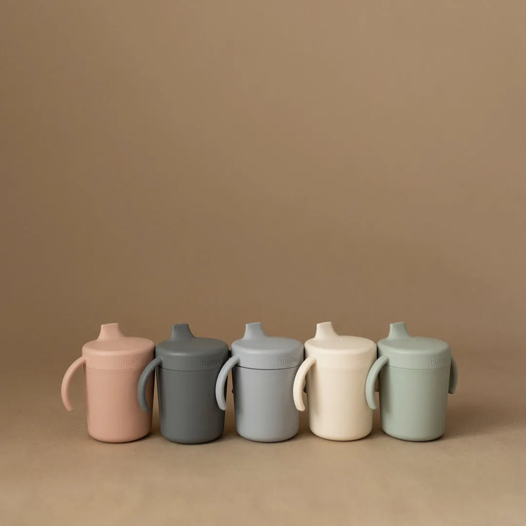 Mushie Trainer Sippy Cup | Ivory