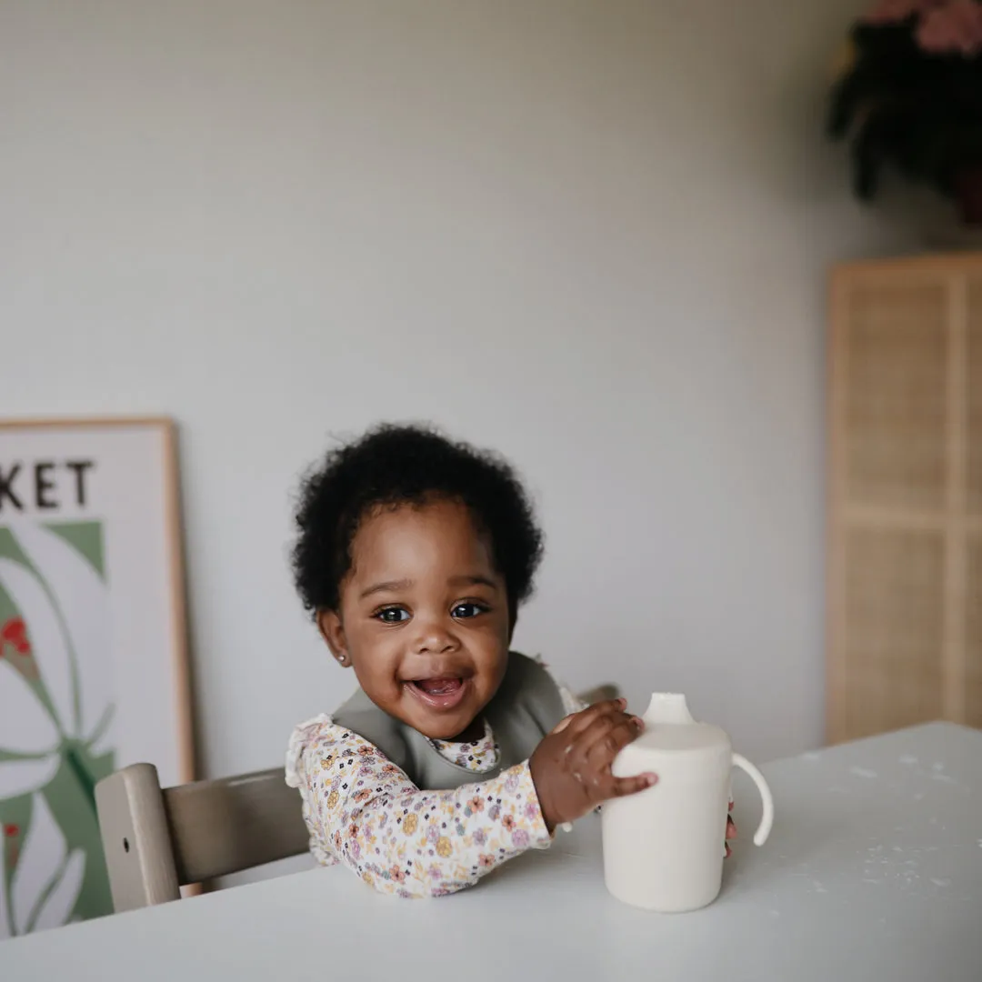 Mushie Trainer Sippy Cup | Ivory