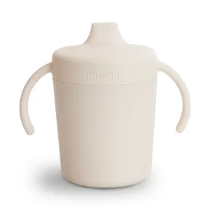 Mushie Trainer Sippy Cup | Ivory