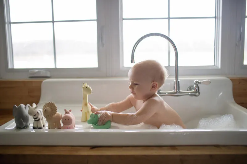 My First Tikiri Teether & Bath Toy | Safari Gift Boxed