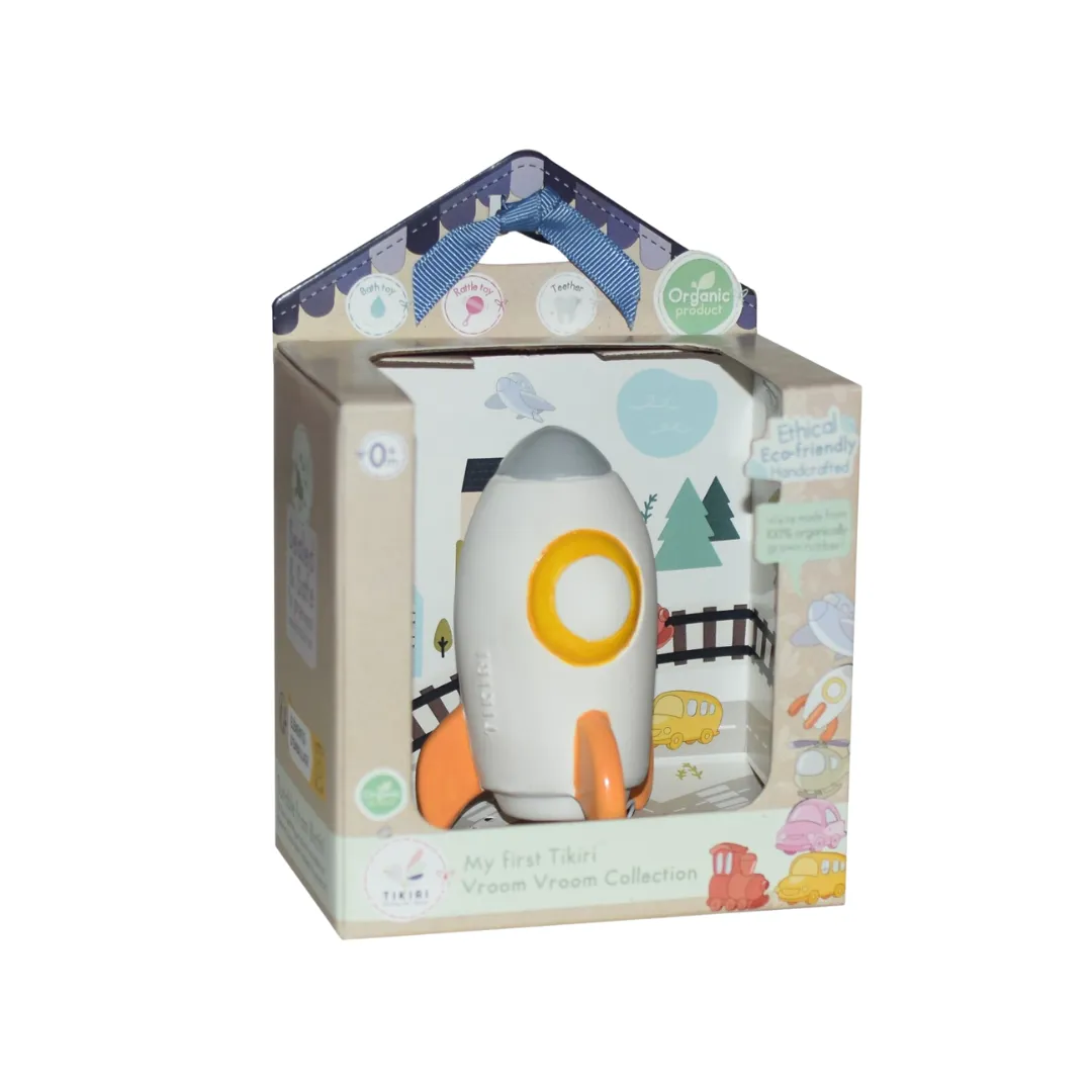 My First Tikiri Teether & Bath Toy | Transport Gift Boxed