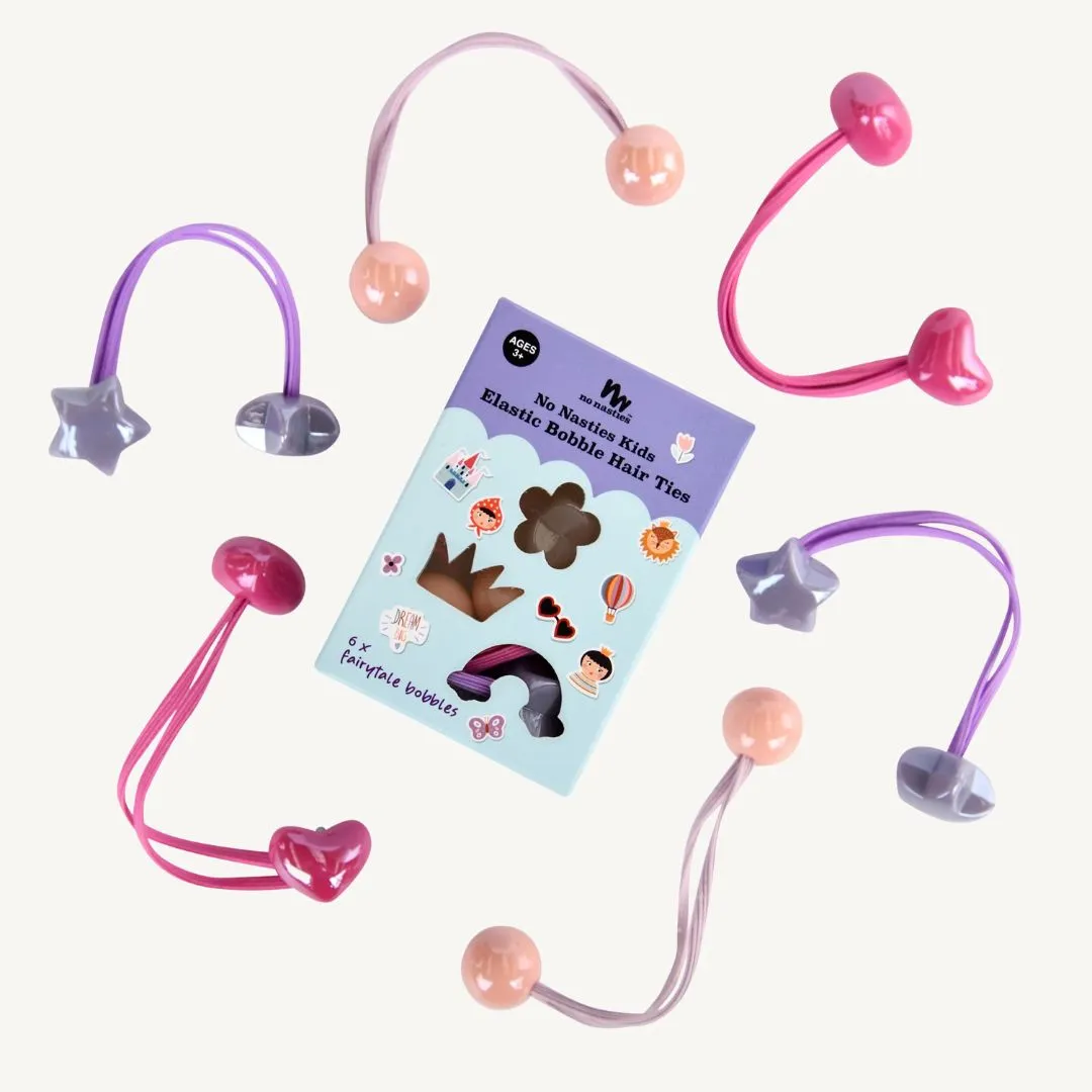 No Nasties Bobbles Elastics Set | Fairytale