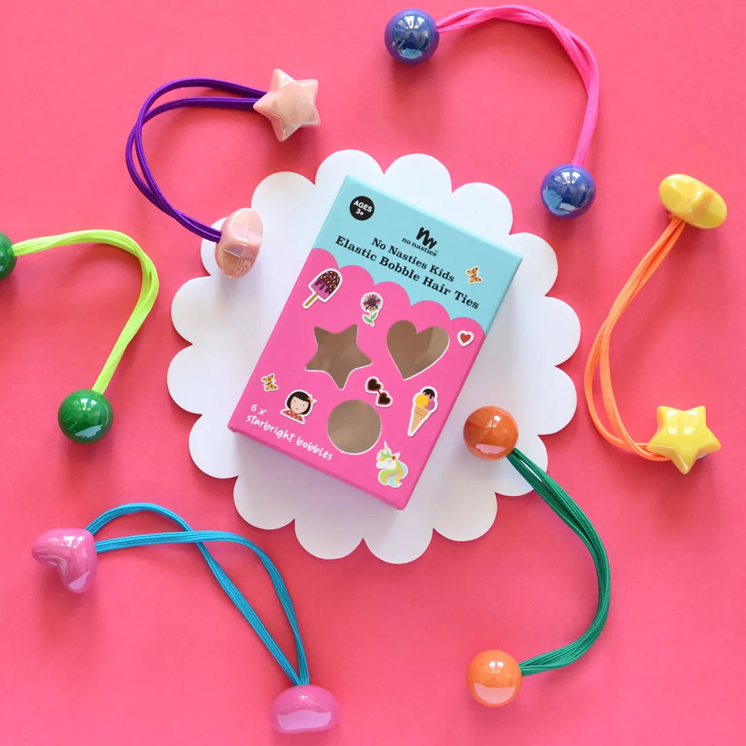 No Nasties Bobbles Elastics Set | Starbright