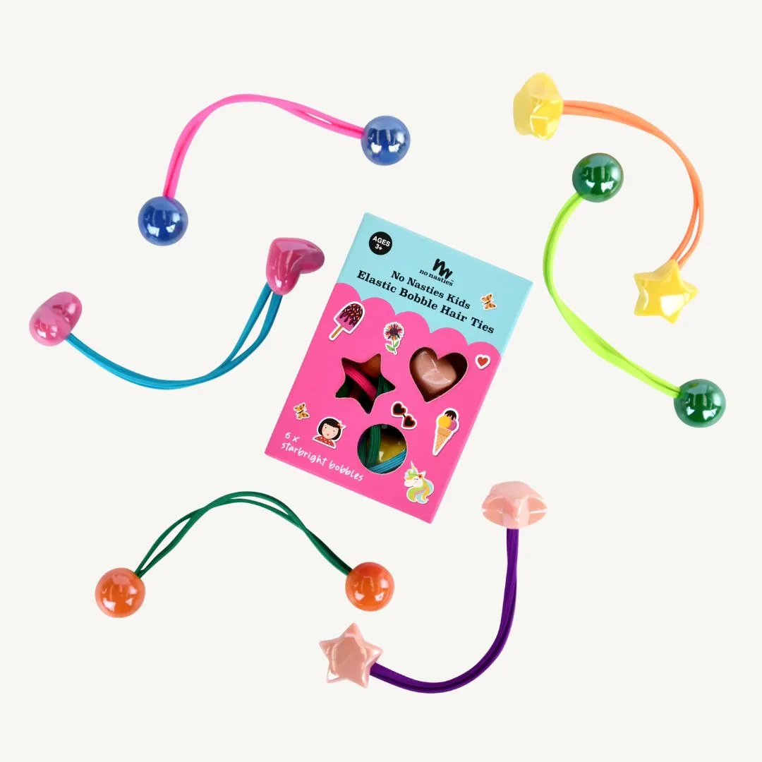 No Nasties Bobbles Elastics Set | Starbright