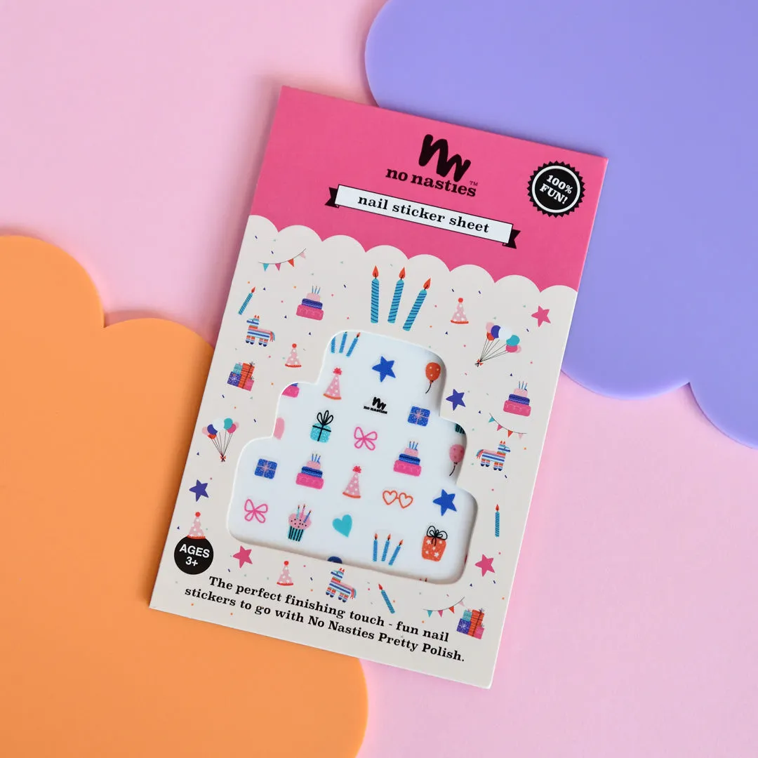 No Nasties | Nail Stickers Birthday