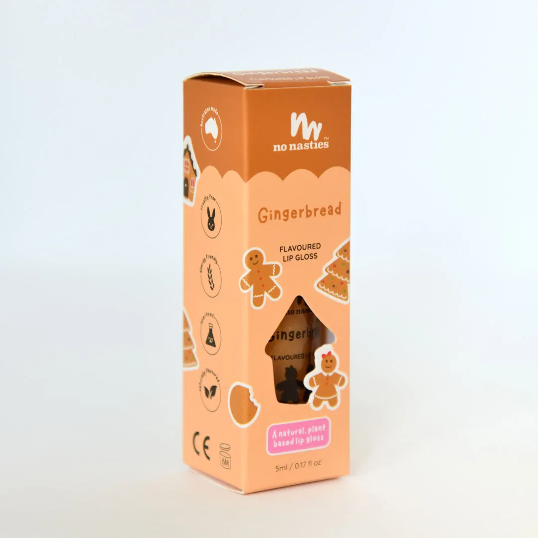 No Nasties | Natural Kids Lip Gloss | Christmas Gingerbread