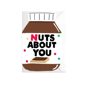 Nuts About You Die Cut Card