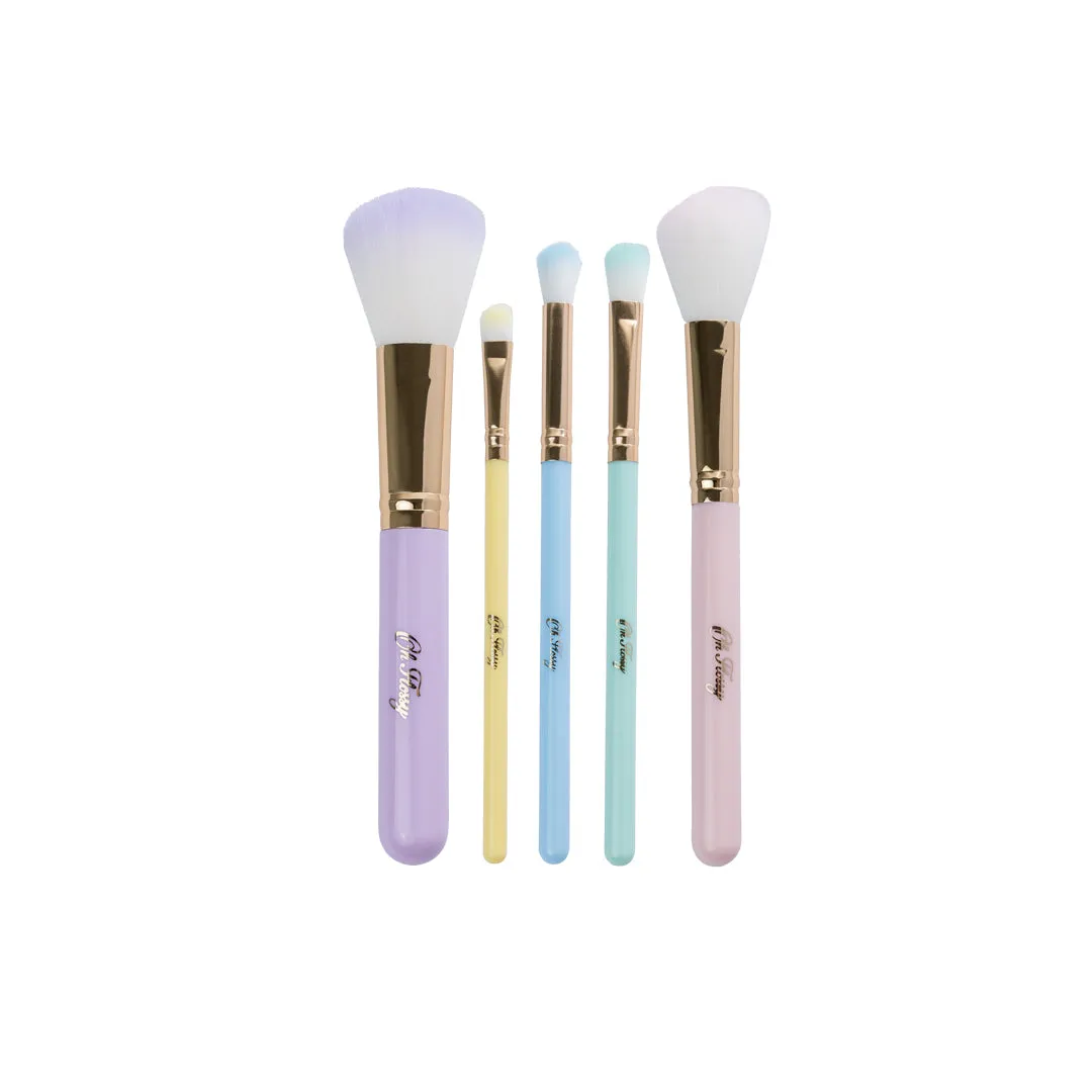 Oh Flossy | Makeup Brush Set (5pc) Rainbow