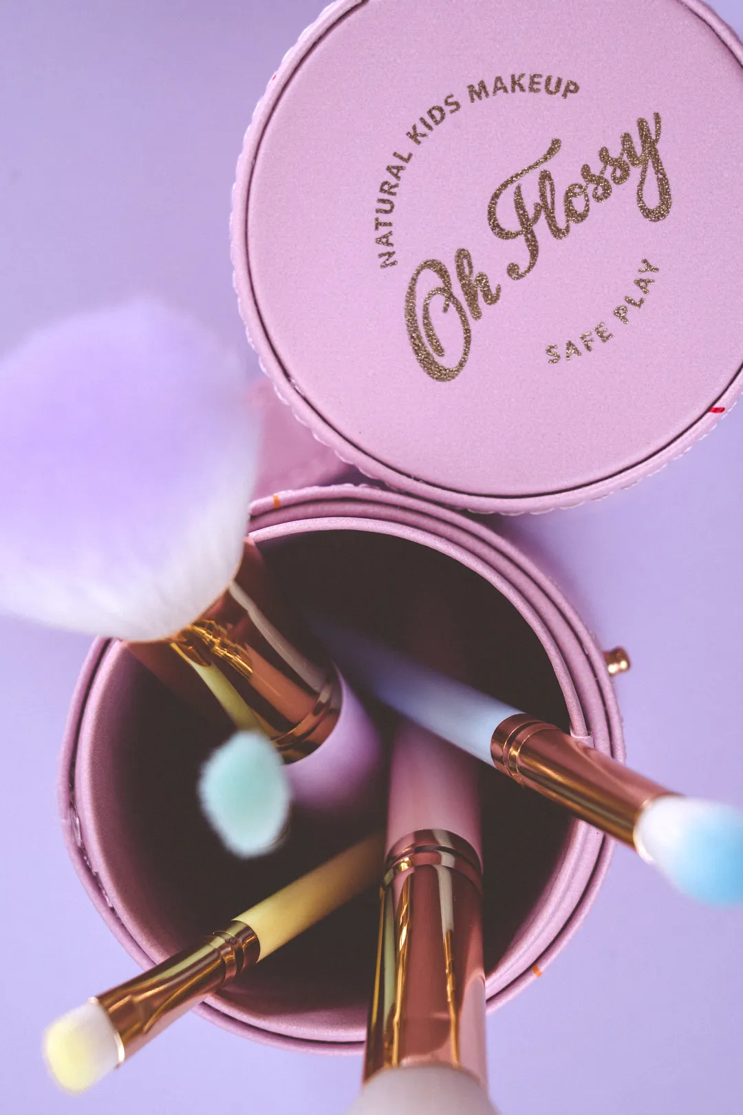 Oh Flossy | Makeup Brush Set (5pc) Rainbow