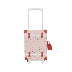 Olli Ella See-Ya Suitcase | Strawberry