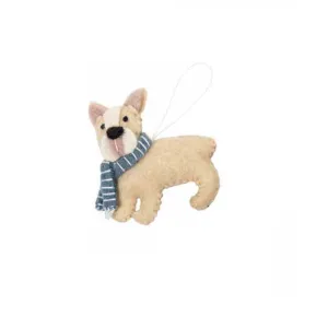 Pashom Christmas Decoration - French Bulldog Fawn