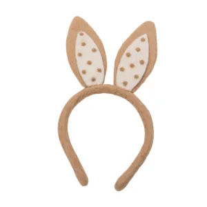 Pashom Easter Bunny Felt Ear Headband BEIGE