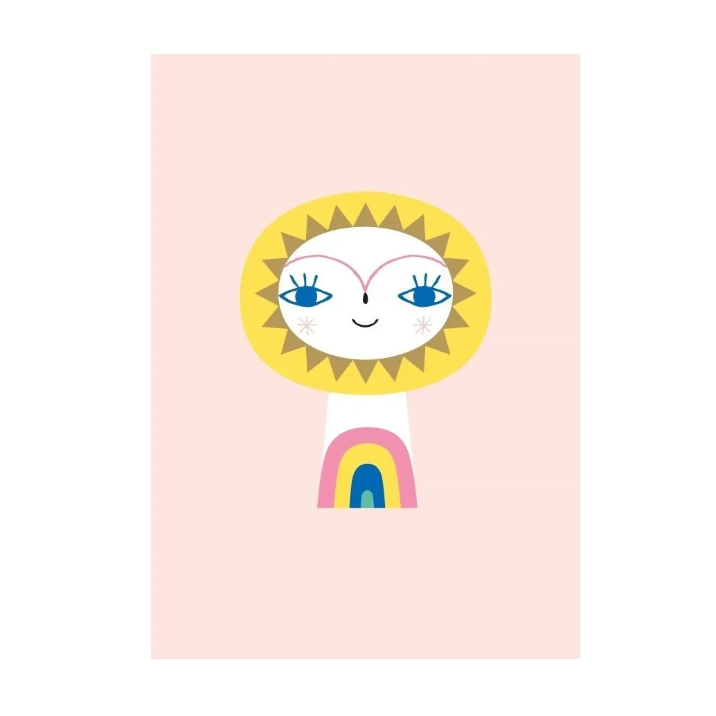 Postcard Mr Sun