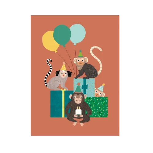 Postcard The Monkey Bunch