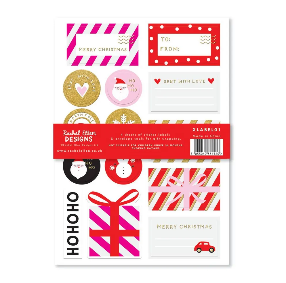 Rachel Ellen Christmas Labels