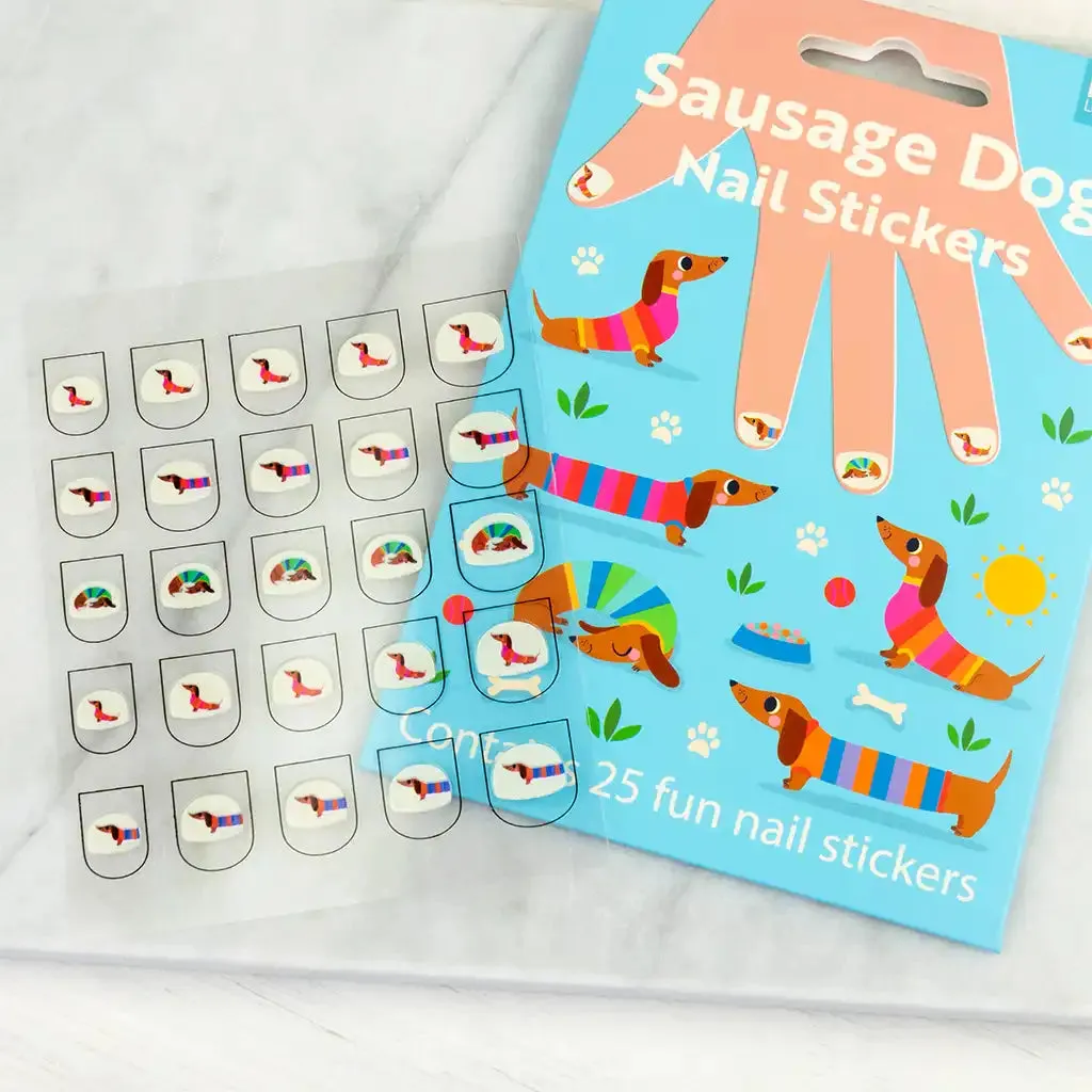 Sausage Dog - Nail Stickers