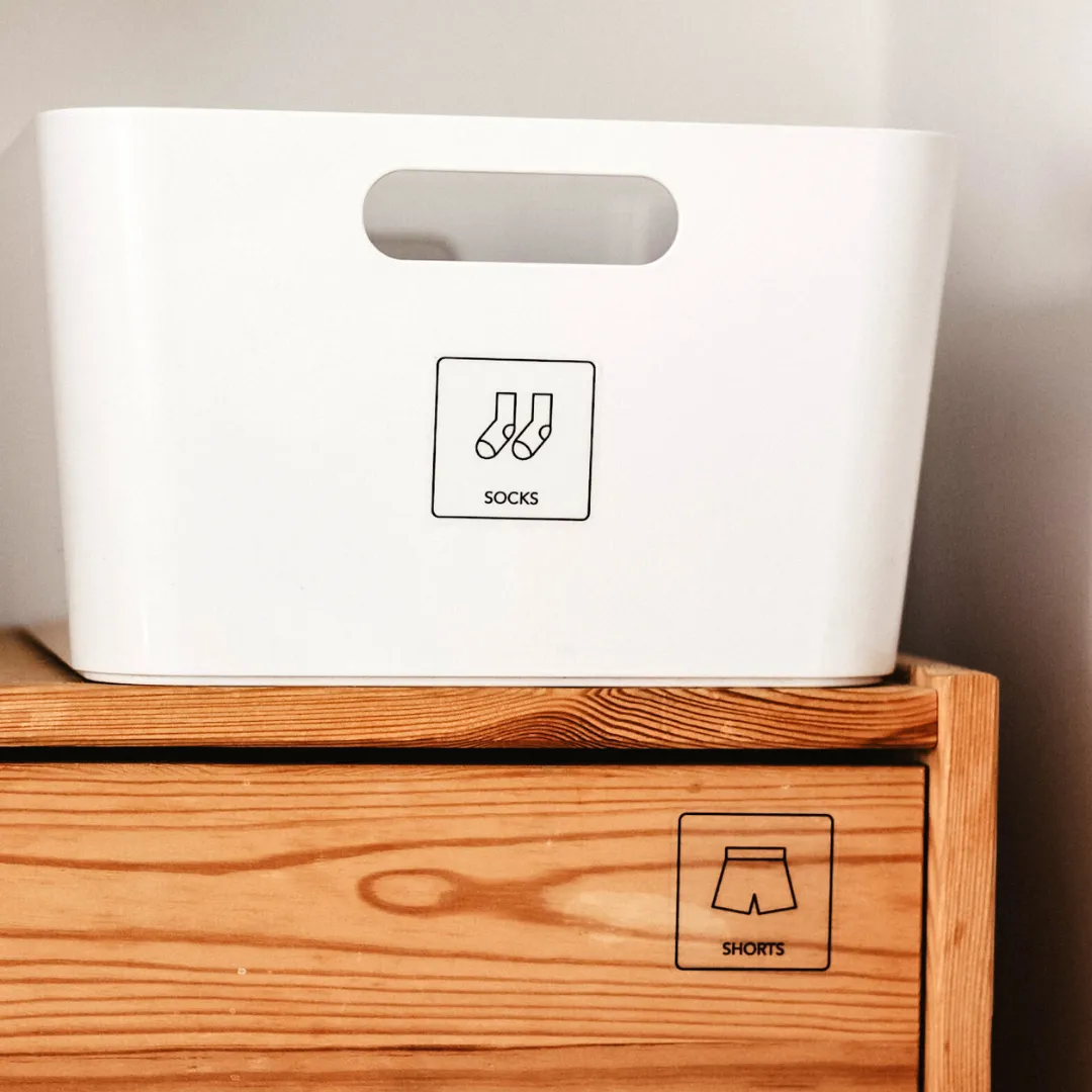 Scout Adhesive Storage Labels | Clothing Storage