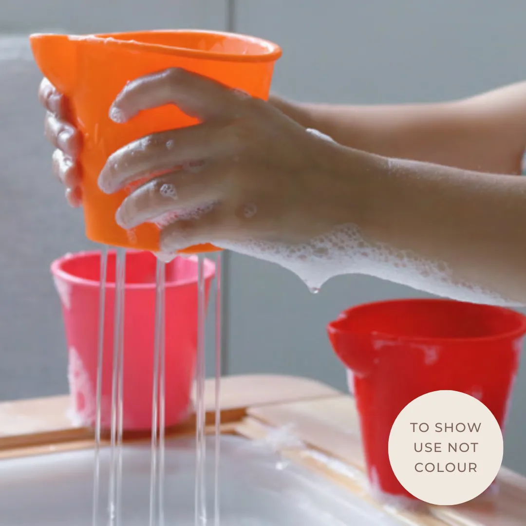 Scrunch Mini Bath Bucket Set - Flamingo Set