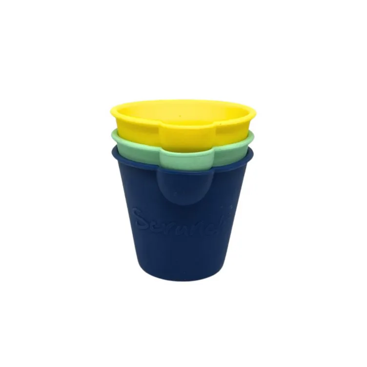 Scrunch Mini Bath Bucket Set - French Navy Set