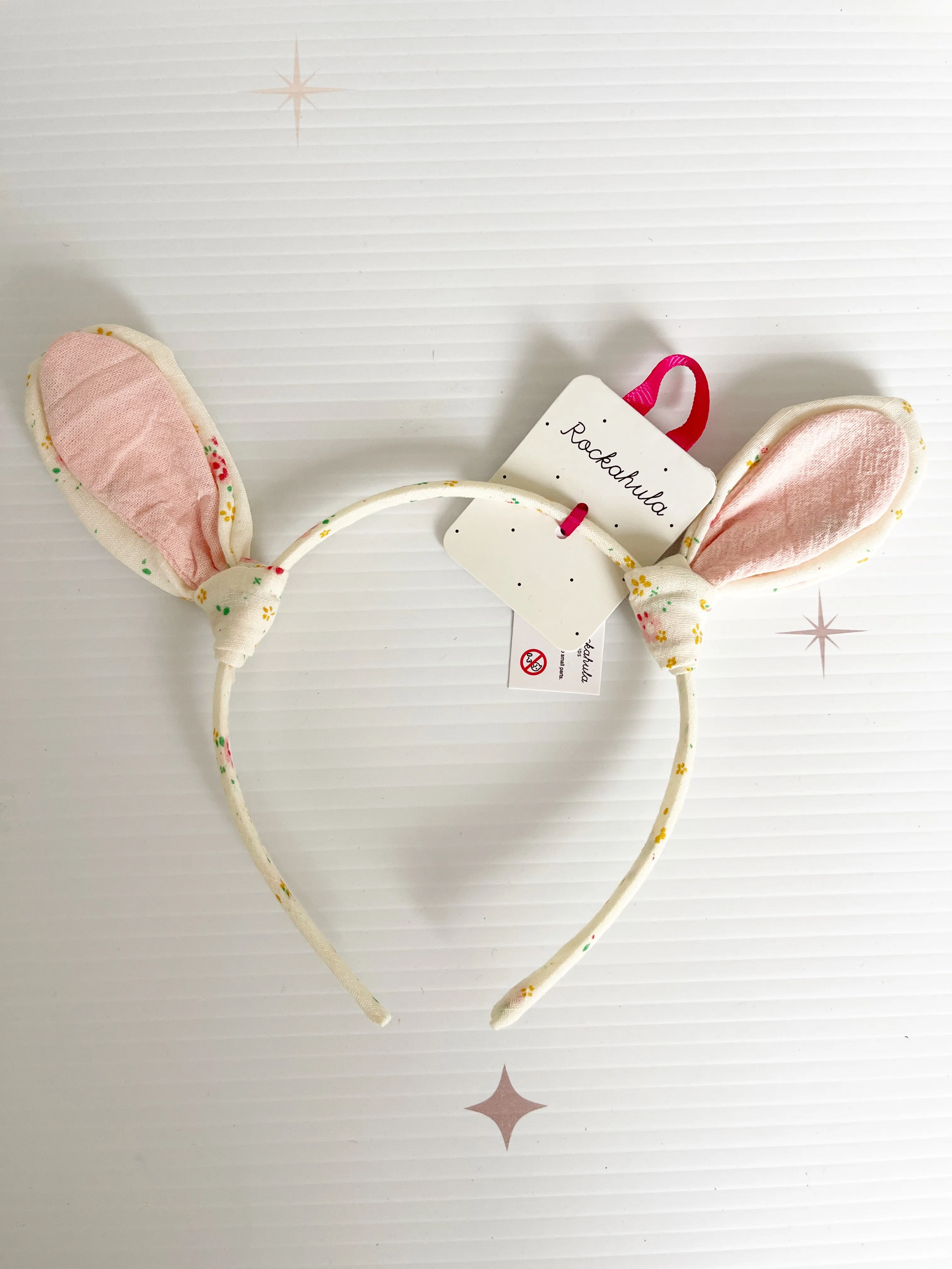 SECOND Tiny Blossom Bunny Ears Headband 1