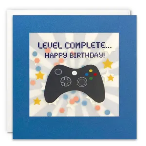 Shakies | Level Complete Birthday Card