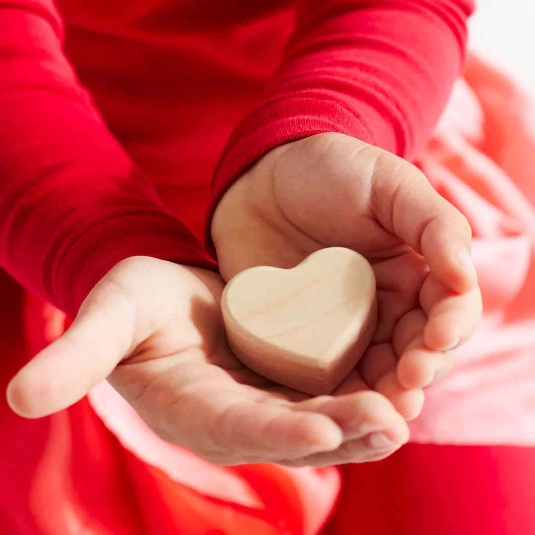 Silk Parachute | Blueberry   Wooden Heart