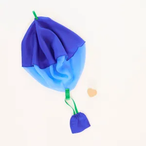 Silk Parachute | Blueberry   Wooden Heart