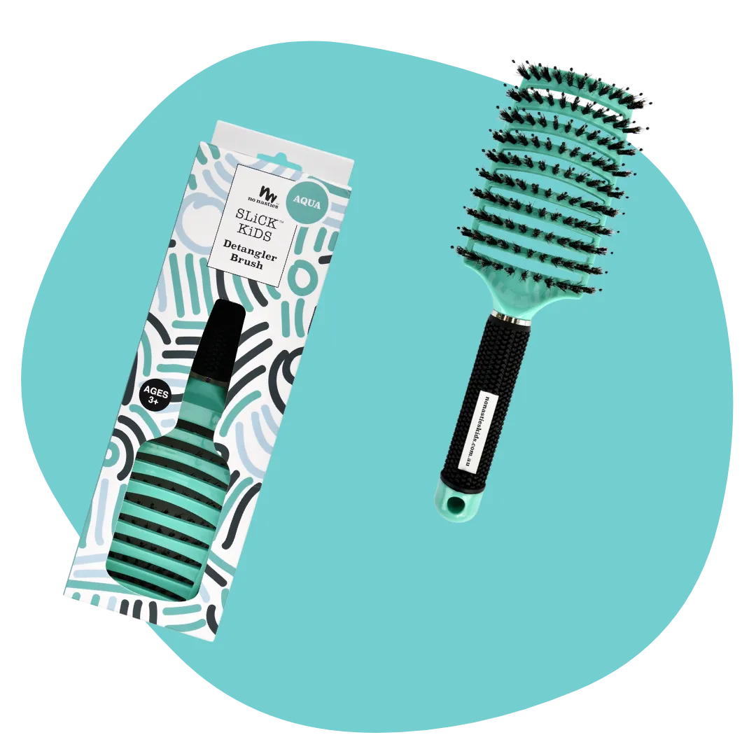SLiCK KiDS™ Hair Brush Aqua