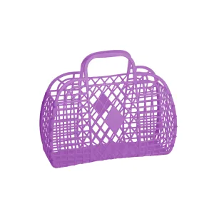 Small Retro Basket Jelly Bag - Purple