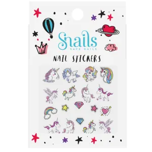 Snails Nail Stickers - Unicorns