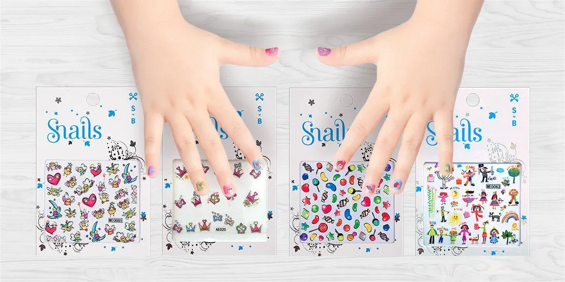 Snails Nail Stickers - Unicorns