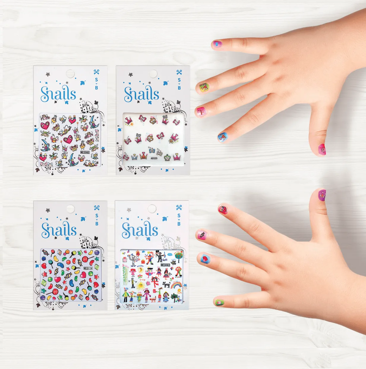 Snails Nail Stickers - Unicorns