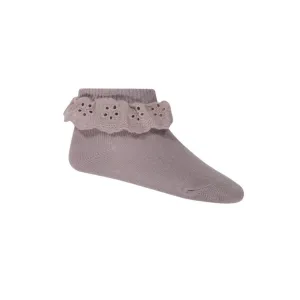 Sock Frill Ankle | Softest Mauve