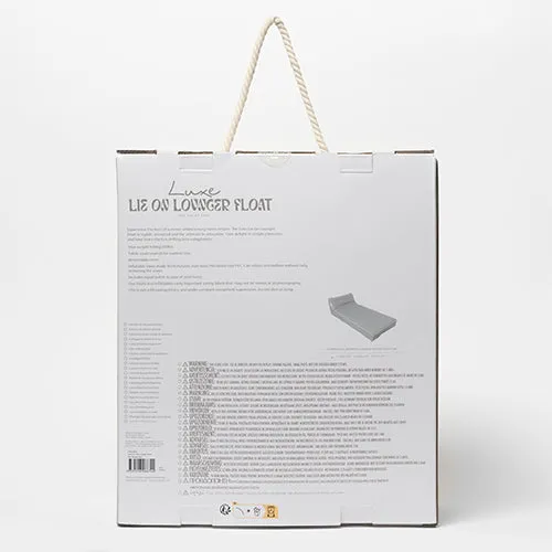 Sunnylife Luxe Lie-On Lounger Float The Vacay Sage
