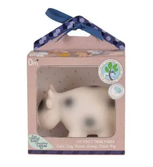 Tikiri Teether & Bath Toy | COW Gift Boxed