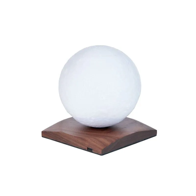 Walnut LUNASPIN Moon Lamp - Mini Smart LED Light