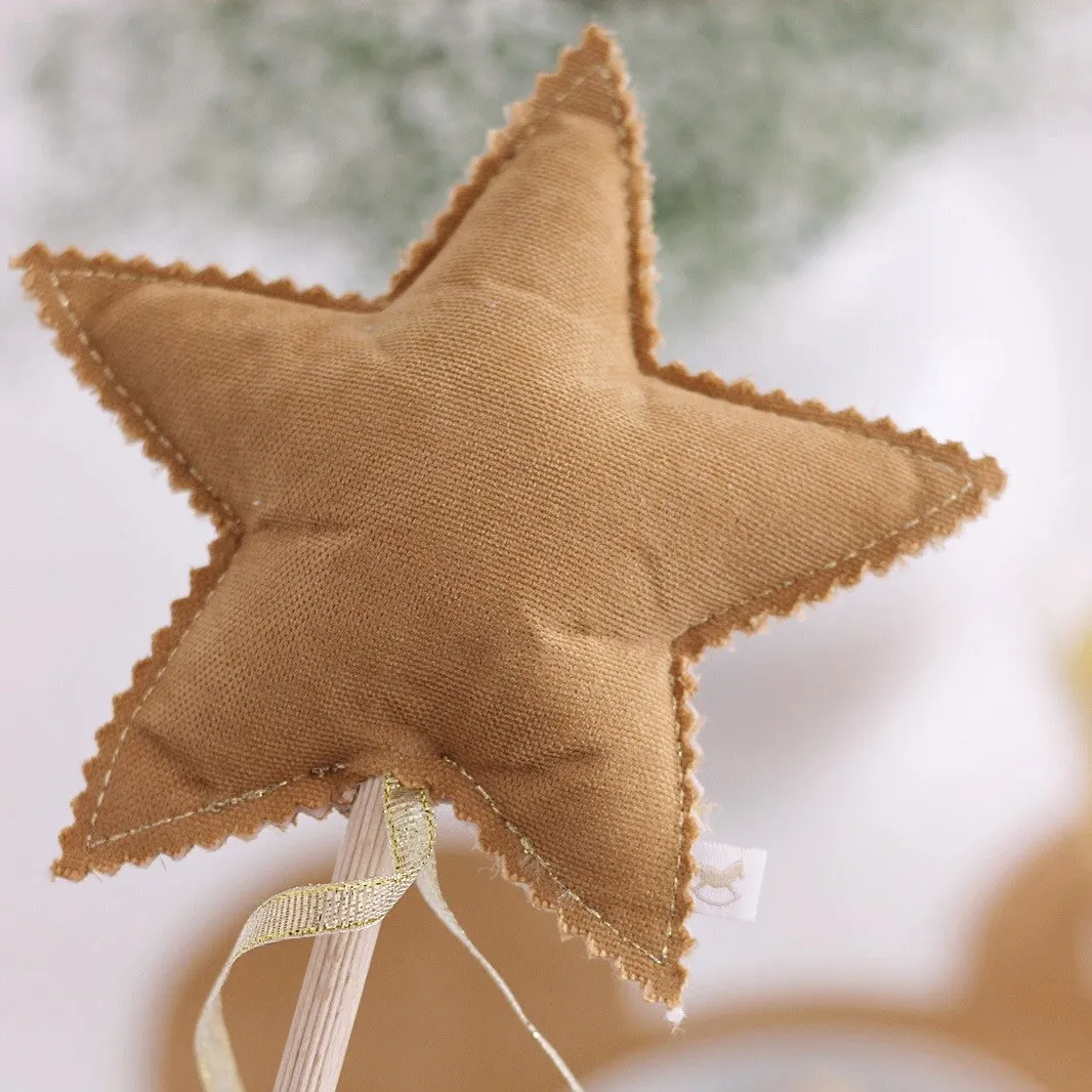 Wand Caramel with Gold Ribbon