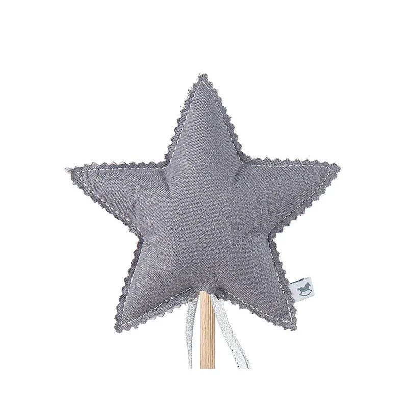 Wand Shark Grey with Silver Ribbon