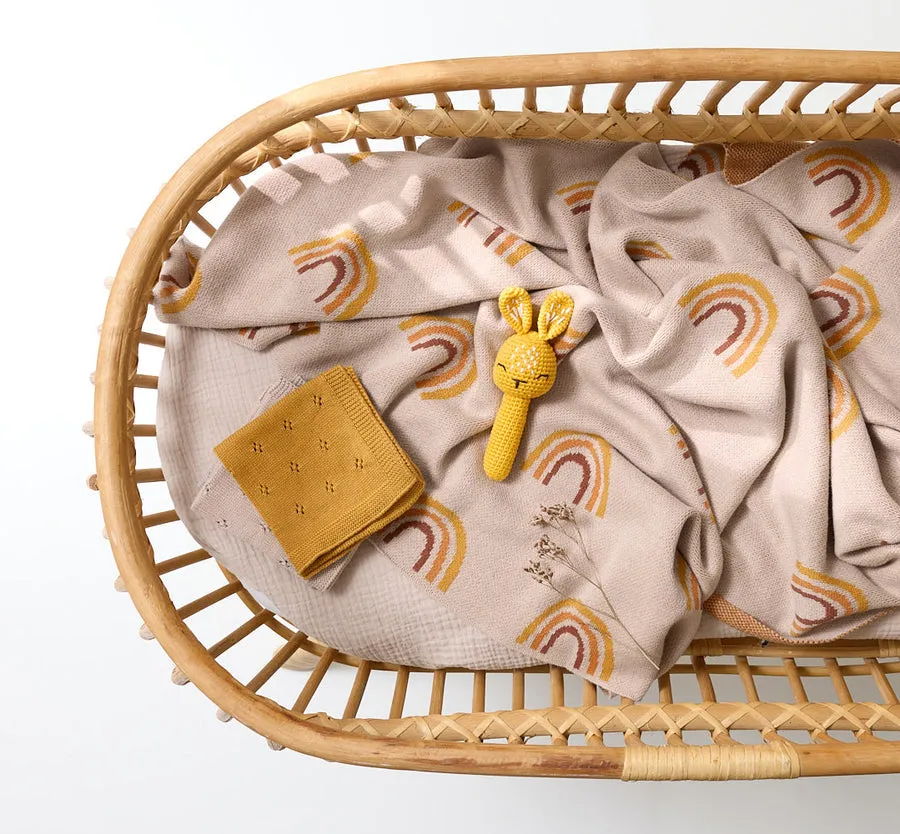 Wash Cloth Knit Set of 3 | Sun, Oat