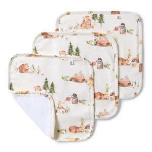 Wash Cloths 3 Pack Organic | Bears