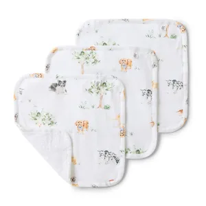 Wash Cloths 3 Pack Organic | Dog Park