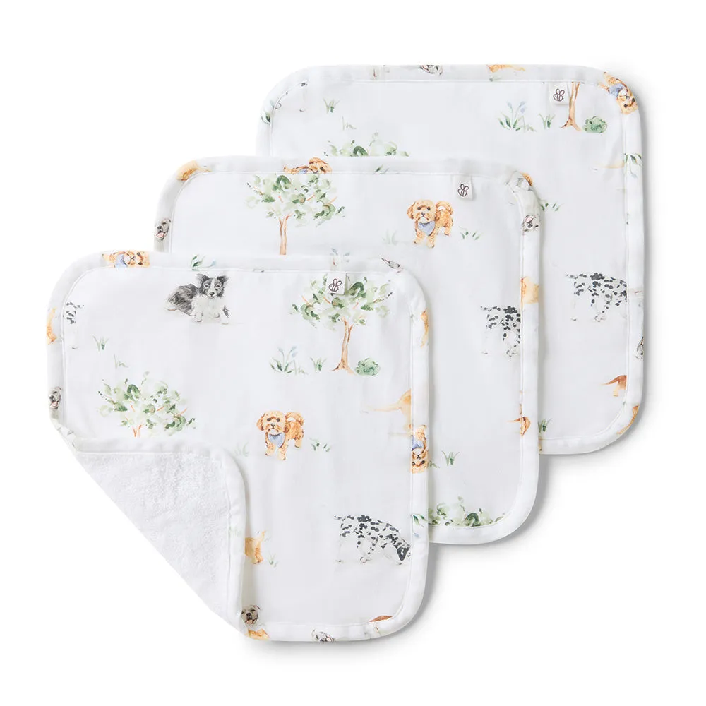Wash Cloths 3 Pack Organic | Dog Park