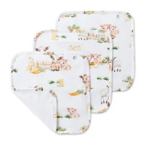 Wash Cloths 3 Pack Organic | Farm