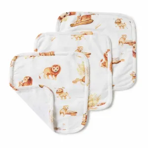 Wash Cloths 3 Pack Organic | Roar