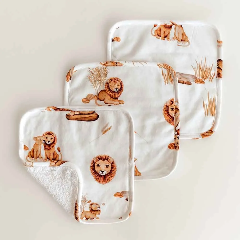Wash Cloths 3 Pack Organic | Roar