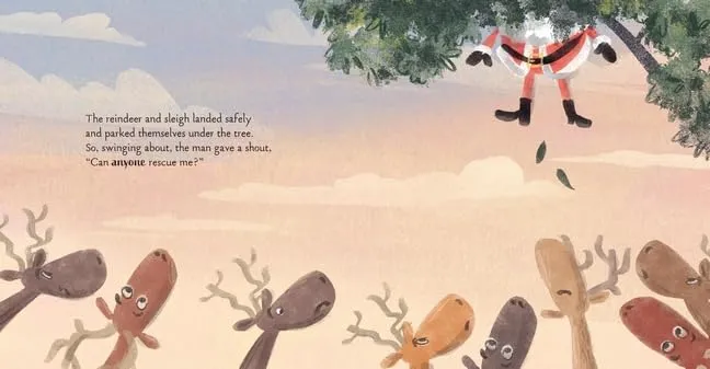 When Santa Got Stuck In A Gum Tree
