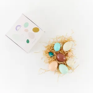 Wooden Eggs Painted Set